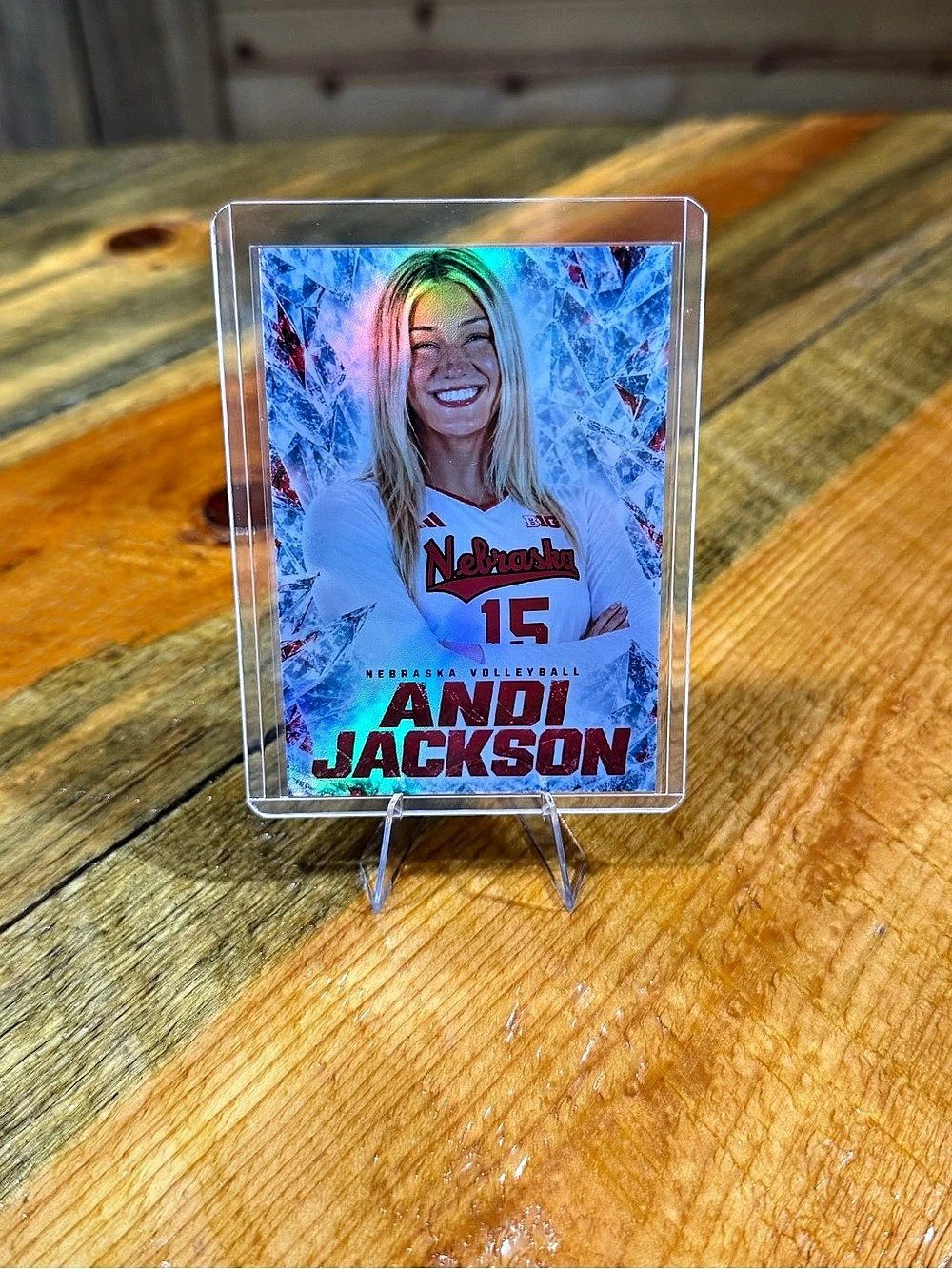 Andi Jackson Nebraska Cornhuskers Volleyball Custom Card